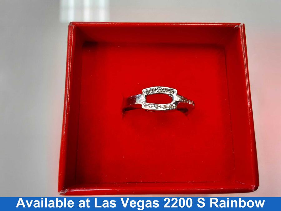 Women's Ring - White Gold 14k (.585) 3 grams Size 7