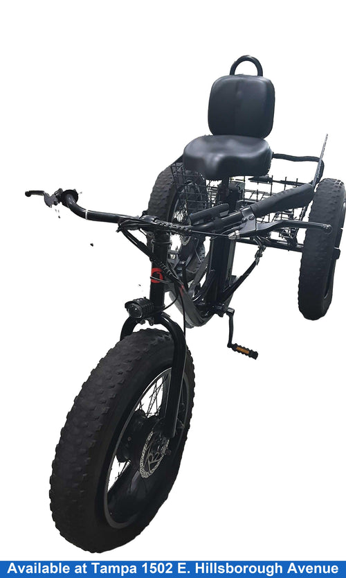 Na 3 Wheel Ebike Black Hybrid Bike