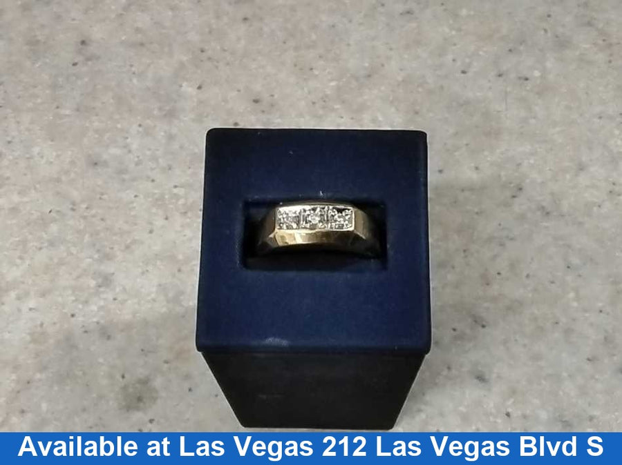 Ring - Wedding Band - Yellow Gold 14k (.585) 6.7 grams Size 20
