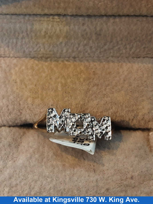 Women's Ring - Yellow Gold 10k (.417) 1.8 grams Size 7.5