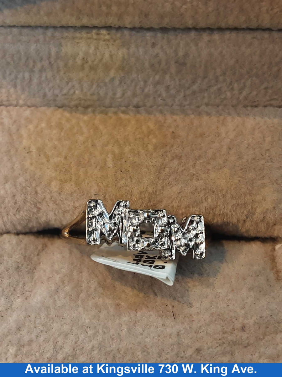 Women's Ring - Yellow Gold 10k (.417) 1.8 grams Size 7.5