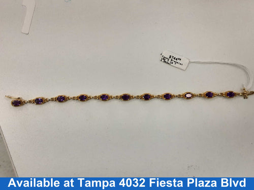 Bracelet - Yellow Gold 10k (.417) 7.1 grams 7 inch