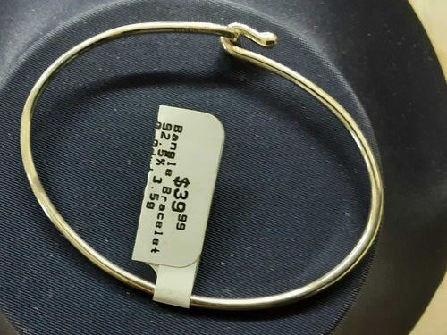 Bangle Bracelet - Silver 3.5 grams 5 inch