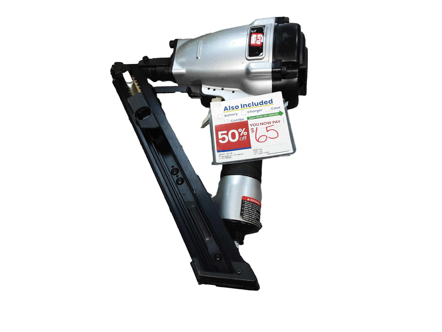 Grip Rite Grsb150 Gray Pneumatic Framing Nailer