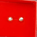 Gold Ball Earrings - Yellow Gold 18k (.750) 1.7 grams