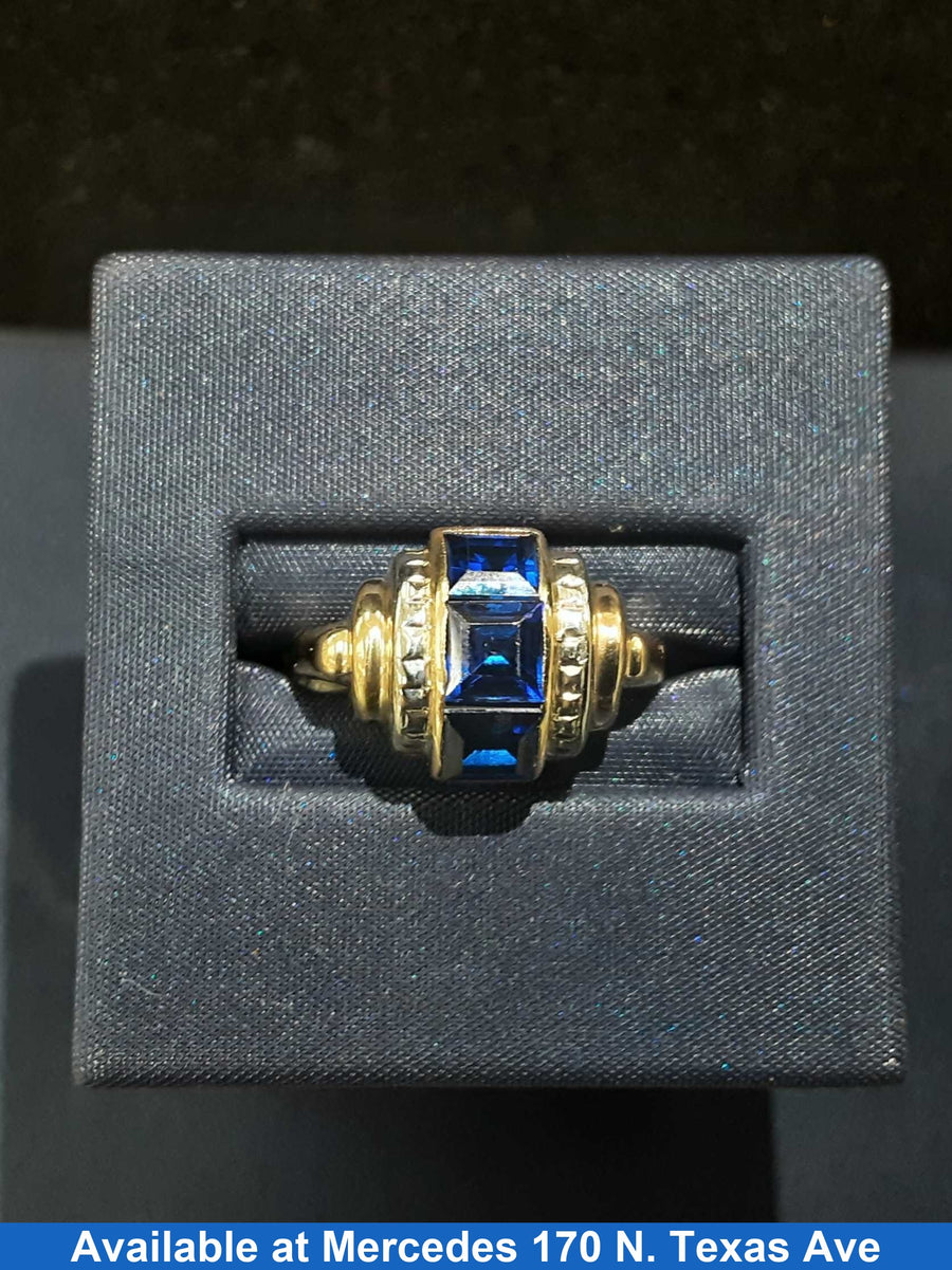Women's Ring - Yellow Gold 10k (.417) 3.4 grams Size 6.5