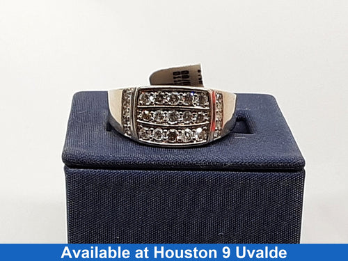 Men's Ring - White Gold 10k (.417) 5.6 grams Size 20