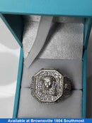 Men's Ring - Silver 14.8 grams Size 10