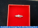 Ring - Engagement Set - White Gold 14k (.585) 4.9 grams Size 5.5