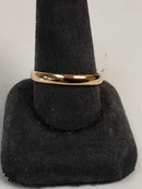 Ring - Wedding Band - Yellow Gold 10k (.417) 2.4 grams Size 11