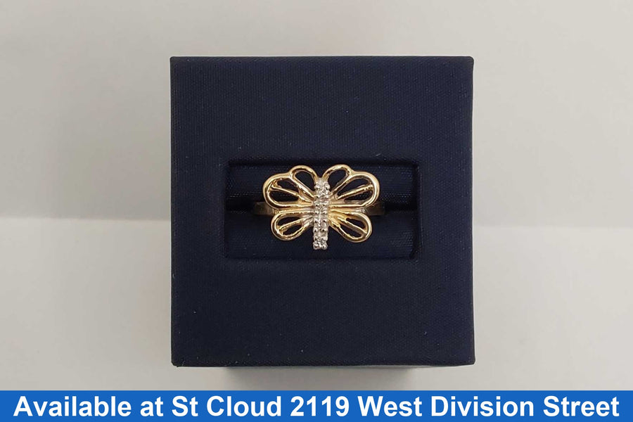 Women's Ring - Yellow Gold 10k (.417) 3.3 grams Size 8