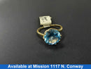Women's Ring - Solitaire - Yellow Gold 14k (.585) 4.8 grams Size 20