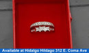 Ring - Engagement Set - White Gold 14k (.585) 4.6 grams Size 7