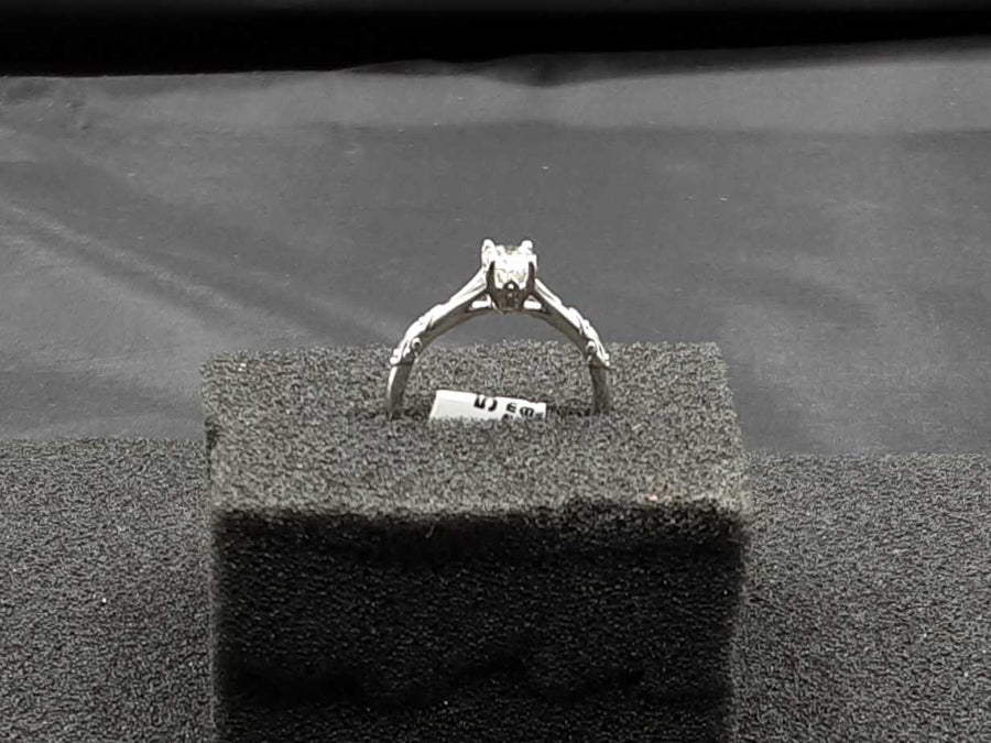Ring - Engagement Set - White Gold 14k (.585) 2.8 grams Size 7