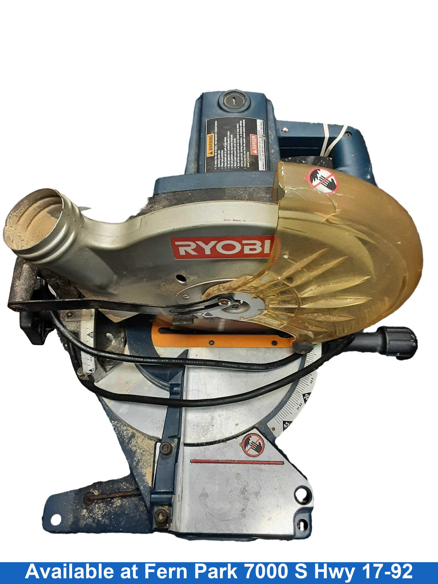 Ryobi Ts1342l Blue Straight Corded Chop Saw