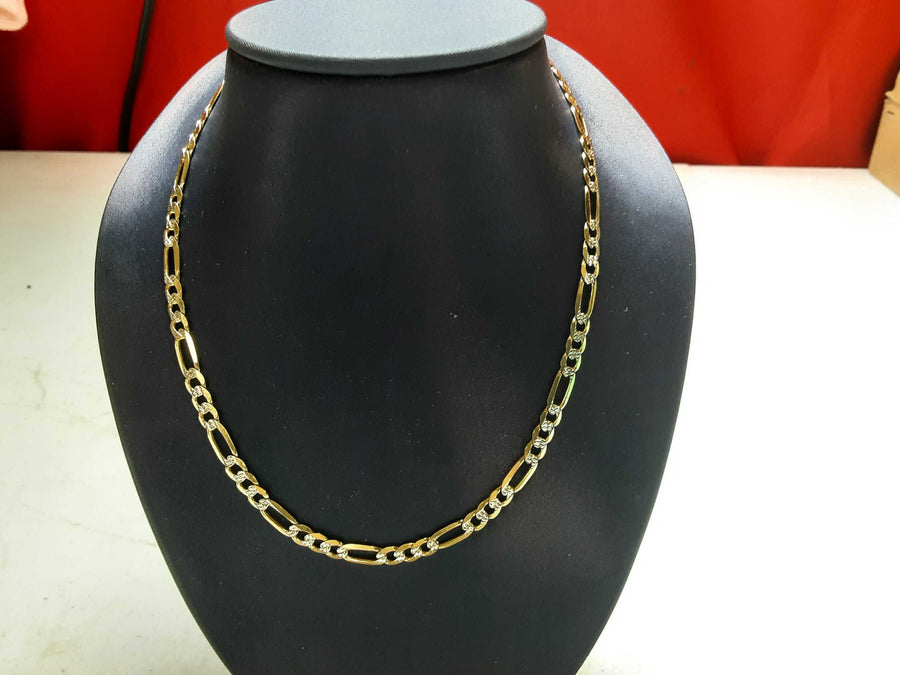 Figaro Chain - Yellow Gold 14k (.585) 17.7 grams 23 inch