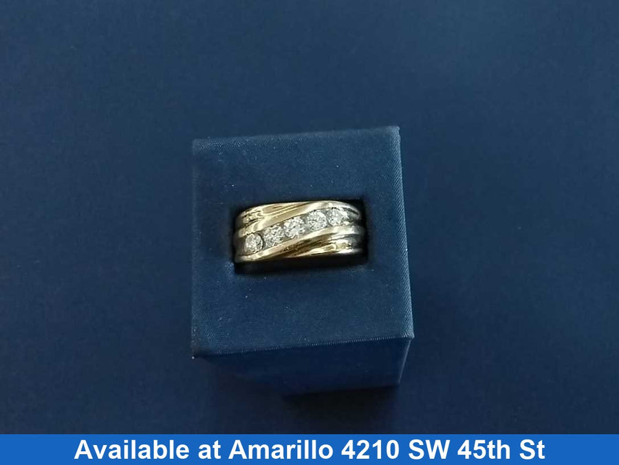 Men's Ring - Yellow Gold 14k (.585) 9.5 grams Size 7