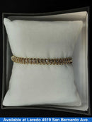 Tennis Bracelet - Yellow Gold 10k (.417) 11.9 grams 8 inch