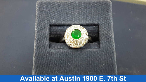 Women's Ring - White Gold 18k (.750) 5.6 grams Size 20