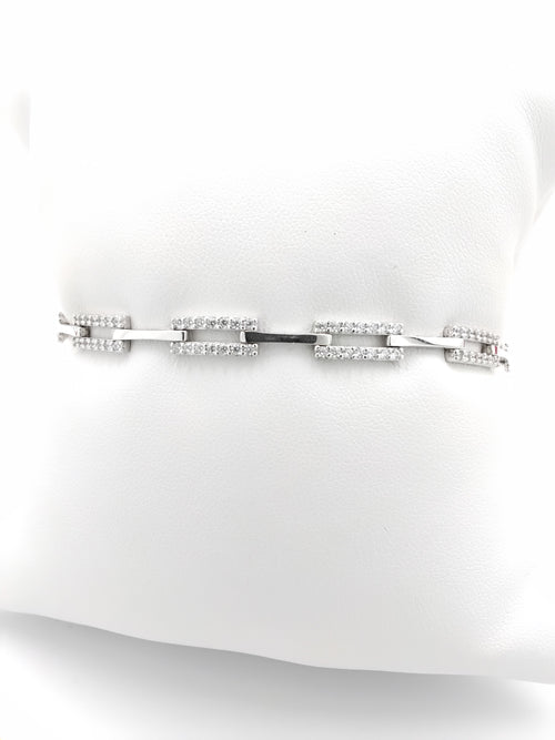 Bracelet - White Gold 14k (.585) 7.5 grams 7 inch