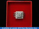 Women's Ring - White Gold 10k (.417) 9.1 grams Size 7.5
