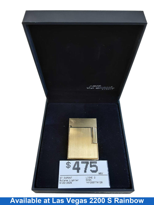 St Dupont Ligne 2 Gold Lighter