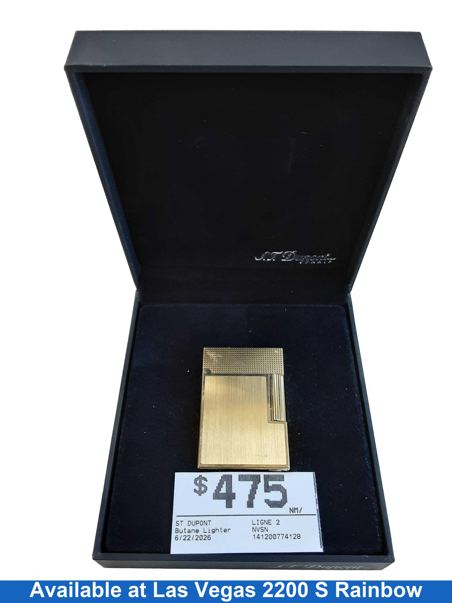 St Dupont Ligne 2 Gold Lighter
