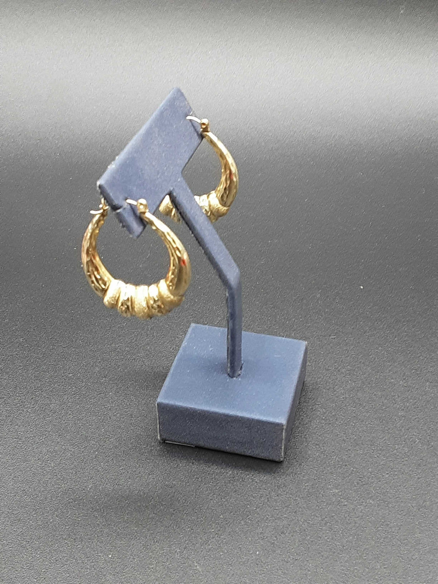 Shrimp Earrings - Yellow Gold 10k (.417) 4.1 grams