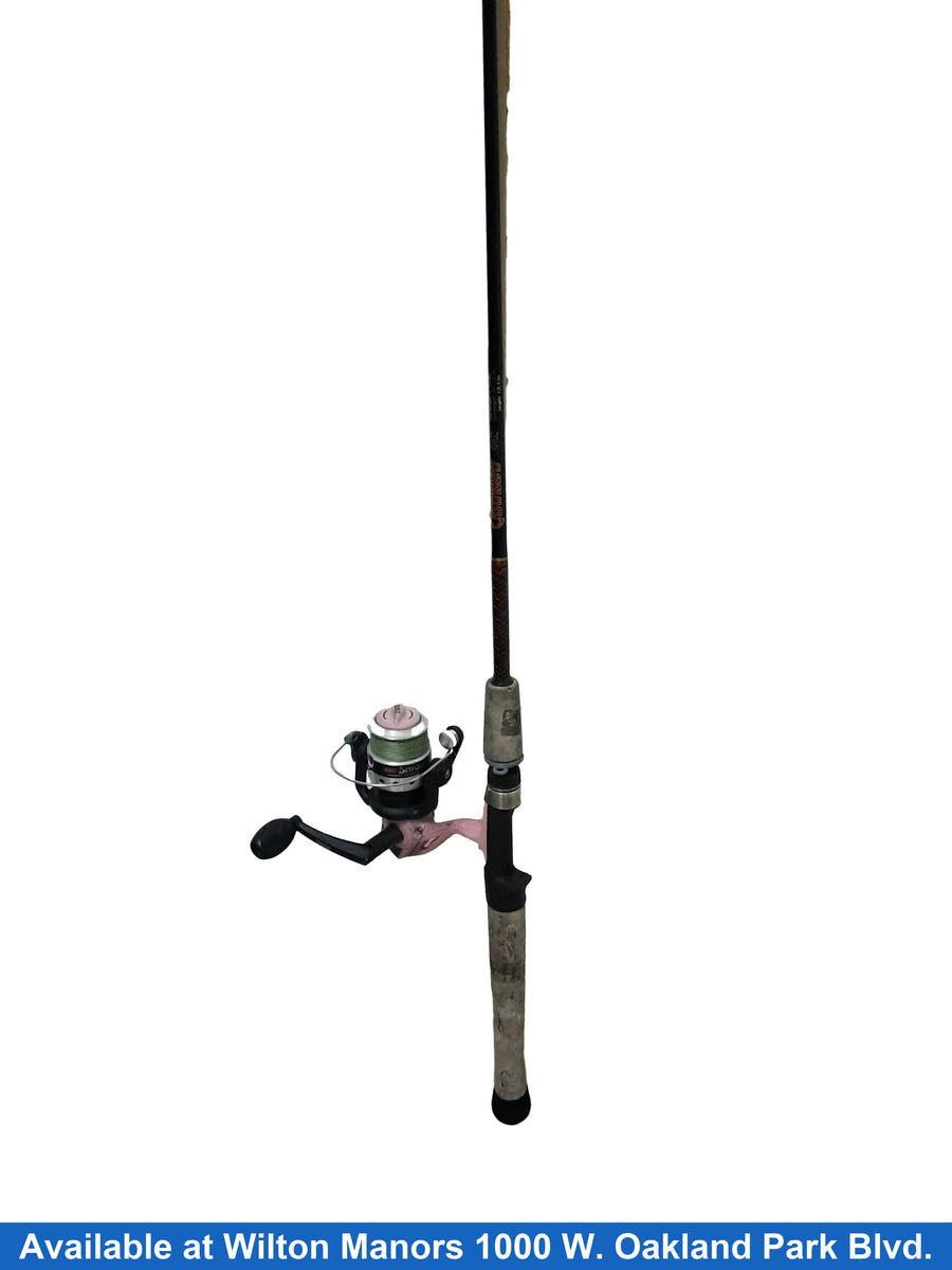 Zebco Splash Pink Fishing Rod & Reel Combo