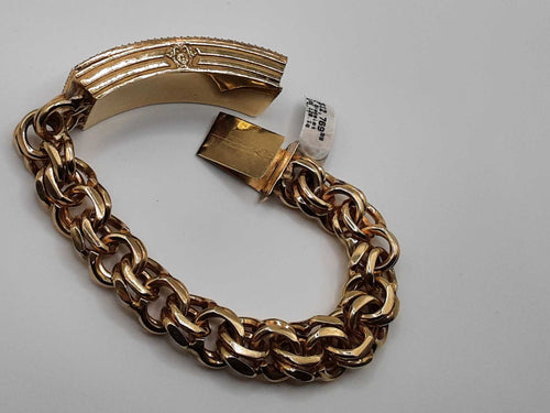 Bracelet - Yellow Gold 10k (.417) 128.1 grams 7 inch