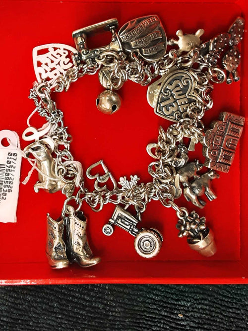 Bracelet - Silver 65.3 grams 8 inch