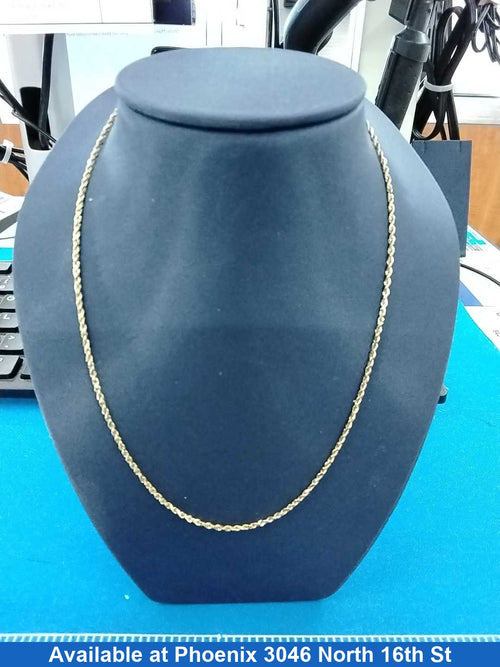 Rope Chain - Yellow Gold 14k (.585) 4.03 grams 20 inch