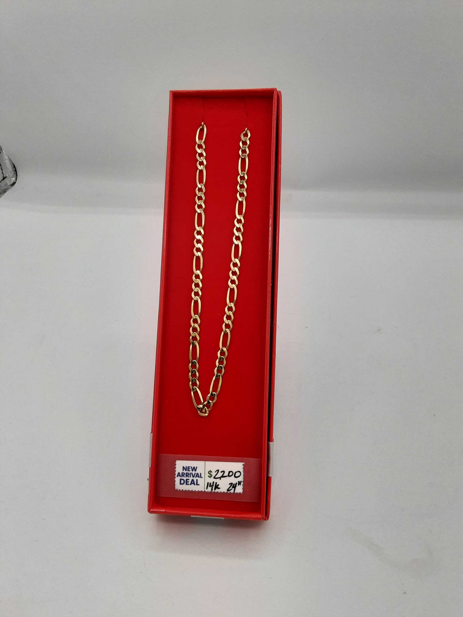 Chain - Yellow Gold 14k (.585) 16.3 grams 24 inch