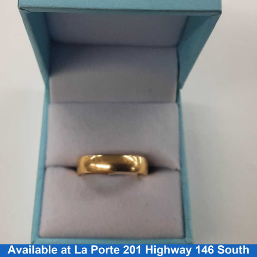 Ring - Wedding Band - Yellow Gold 14k (.585) 6.2 grams Size 8