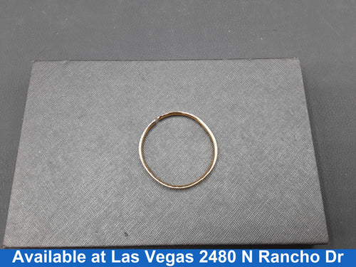 Bangle Bracelet - Yellow Gold 14k (.585) 3.9 grams 4 inch