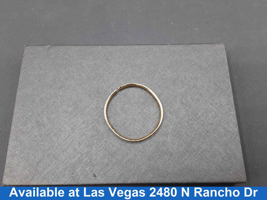 Bangle Bracelet - Yellow Gold 14k (.585) 3.9 grams 4 inch