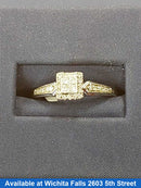 Ring - Wedding Set - White Gold 10k (.417) 2.1 grams Size 9.5