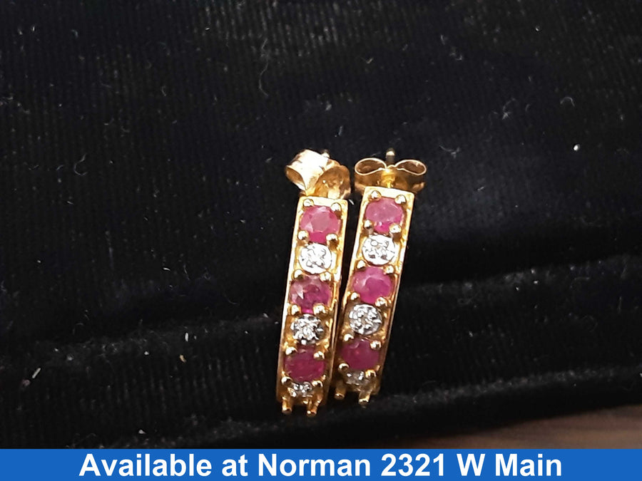Earrings - Yellow Gold 14k (.585) 2.5 grams