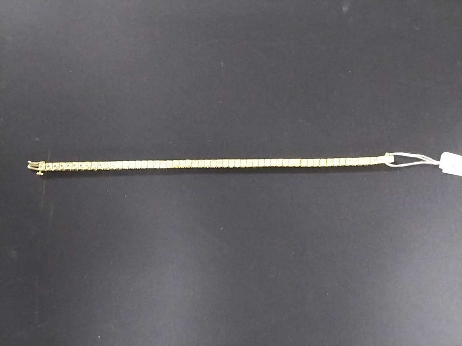 Tennis Bracelet - Yellow Gold 14k (.585) 10.5 grams 7 inch