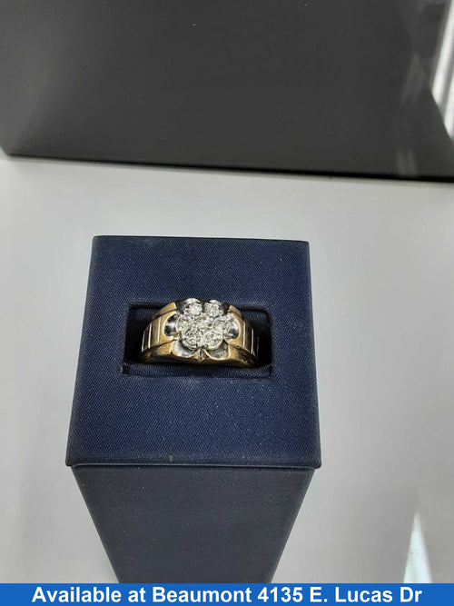Men's Ring - Yellow Gold 10k (.417) 4.5 grams Size 10