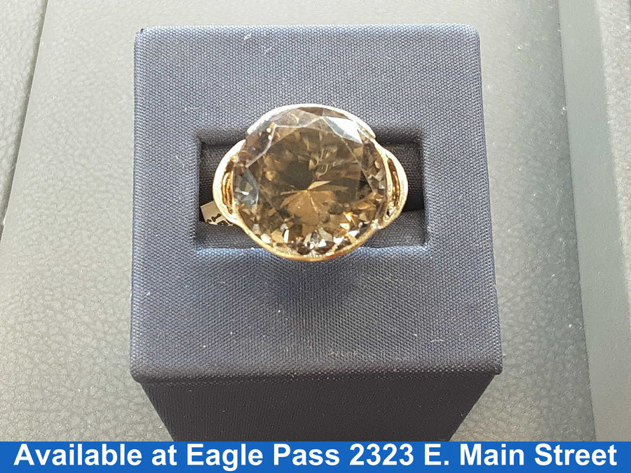 Women's Ring - Yellow Gold 10k (.417) 6.4 grams Size 6