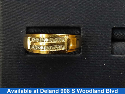 Ring - Wedding Band - Yellow Gold 14k (.585) 4.6 grams Size 11.5