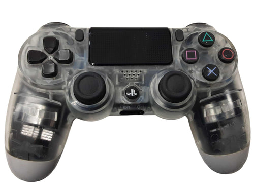 Sony Clear And Gray Ps4 Controller Gray Gaming Controller