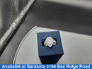 Ring - Engagement Set - White Gold 10k (.417) 6.7 grams Size 8