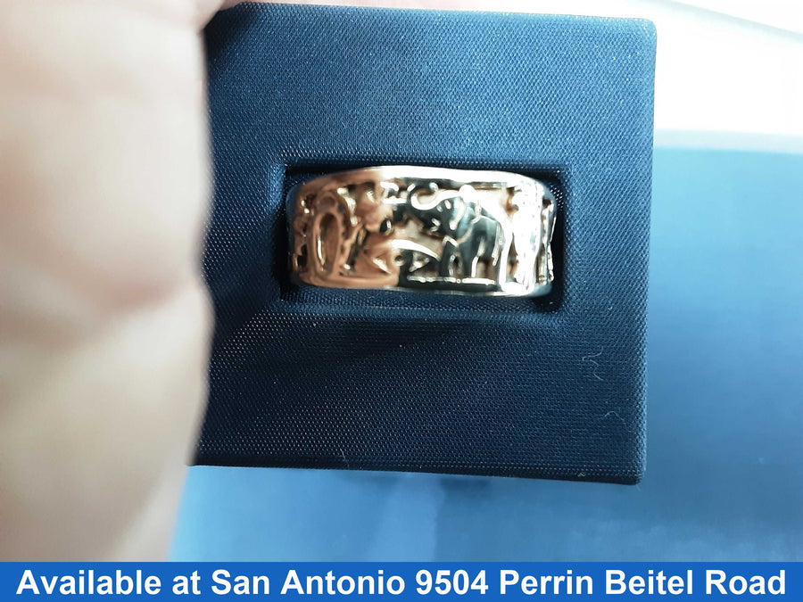 Men's Ring - Yellow Gold 10k (.417) 7 grams Size 8.5