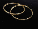 Bangle Earring Yellow Gold 10k (.417) 11.2 grams