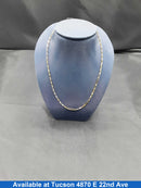 Box Chain - Yellow Gold 18k (.750) 5.6 grams 16 inch
