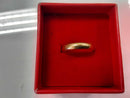 Ring - Wedding Band - Yellow Gold 18k (.750) 4.4 grams Size 6