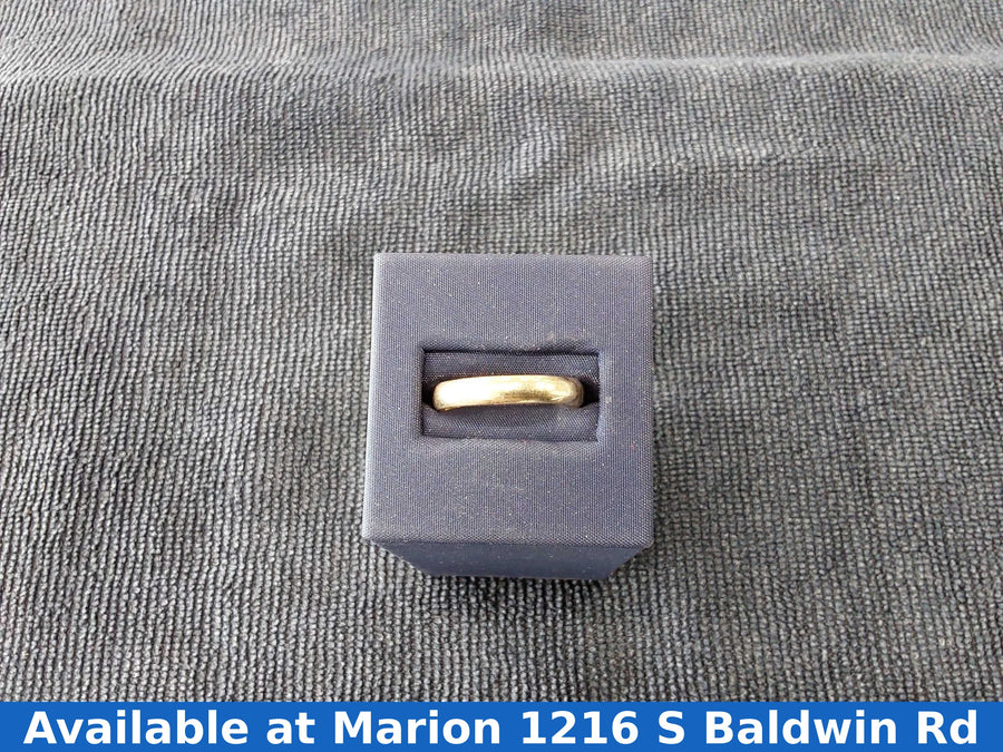 Ring - Wedding Band - Yellow Gold 14k (.585) 3 grams Size 10