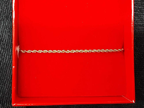 Rope Bracelet - Yellow Gold 10k (.417) 1.2 grams 8 inch